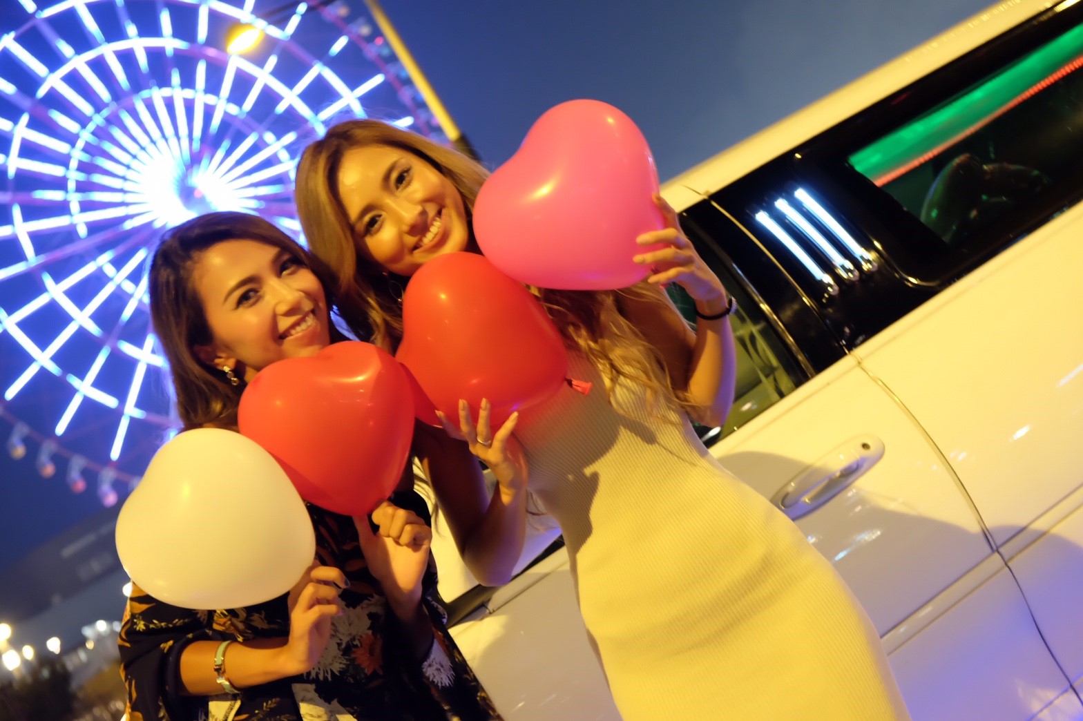 日本一長い車でリムジンパーティー